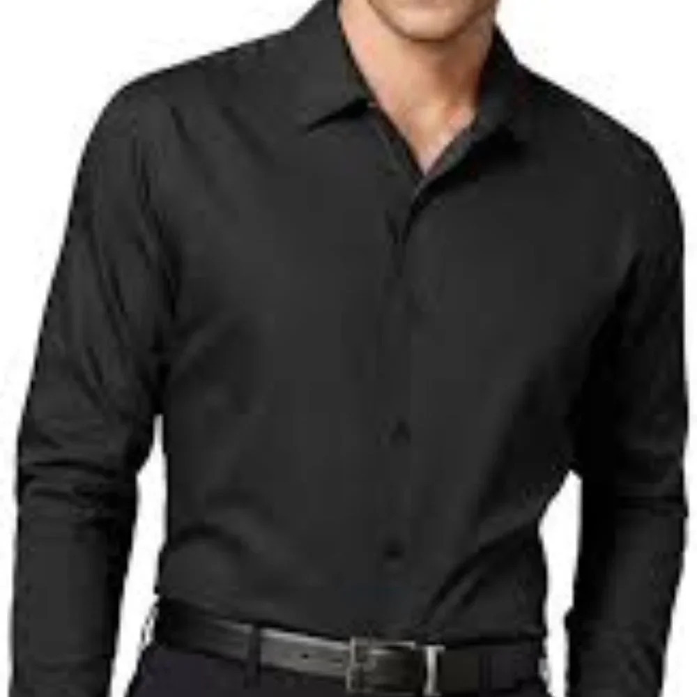Van Heusen Black Button‎ Down 17.5  34/35